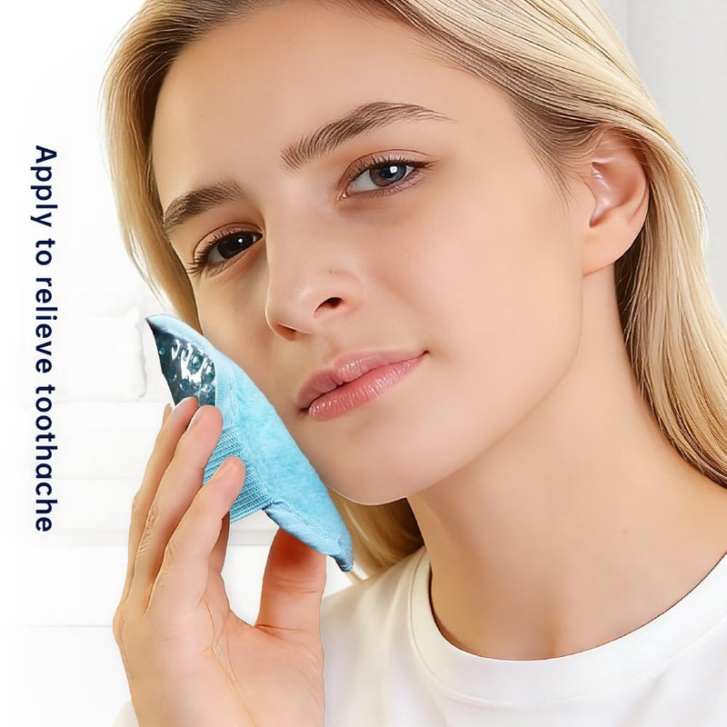 SEIWEHIDO Gel Ice Pack for Injuries 2 Packs Cute Reusable Hot Cold Gel Packs for Fever Pain Relief Wisdom Teeth First Aid and Neck Head Arms Legs Knee Ankle - Image 4